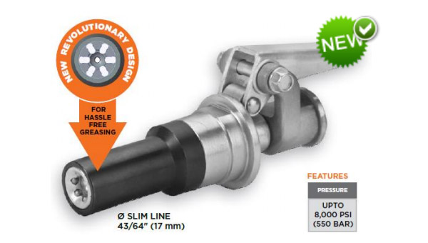 NEW Slim-body Quick Disconnect Grease Coupler